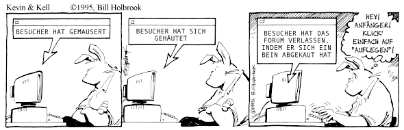 Cartoon, zwischen 40 und 90k